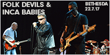 Inca Babies & Folk Devils live at Neuadd Ogwen, Bethesda - 22nd July 2017